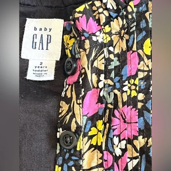 GAP Zara Boden Toddler Girls LOT of Dresses Floral Pink Yellow Coral 2T 2-3 YO - Picture 4 of 16